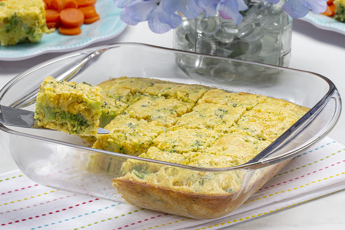 Broccoli and Corn Bake Recipe